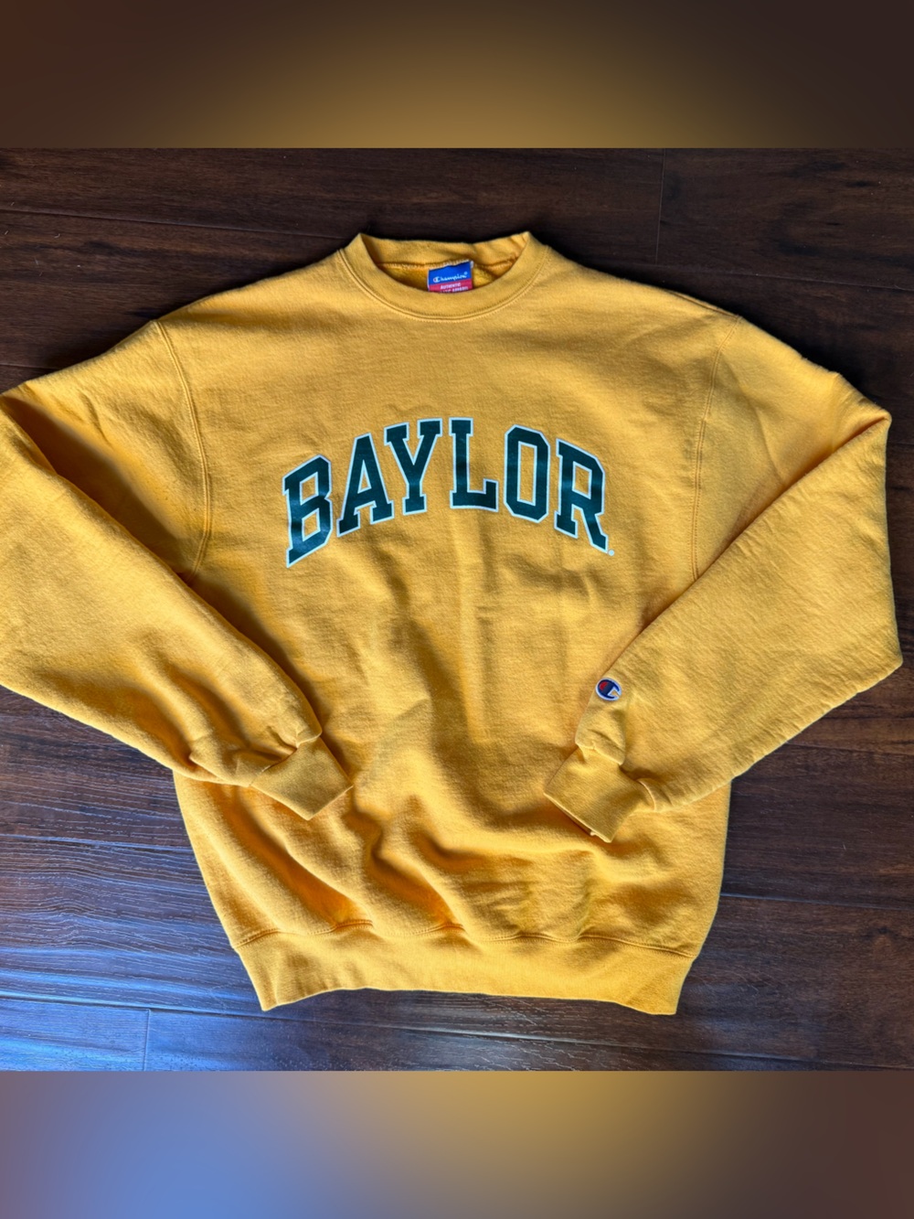 Baylor Yellow Champion Crewneck size medium